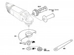 Bosch 3 601 H82 201 Gws 22-230 Jh Angle Grinder 230 V / Eu Spare Parts